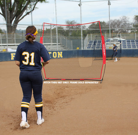 Pitching Protection Screen for Softball - Net Only Replacement Parts PowerNet