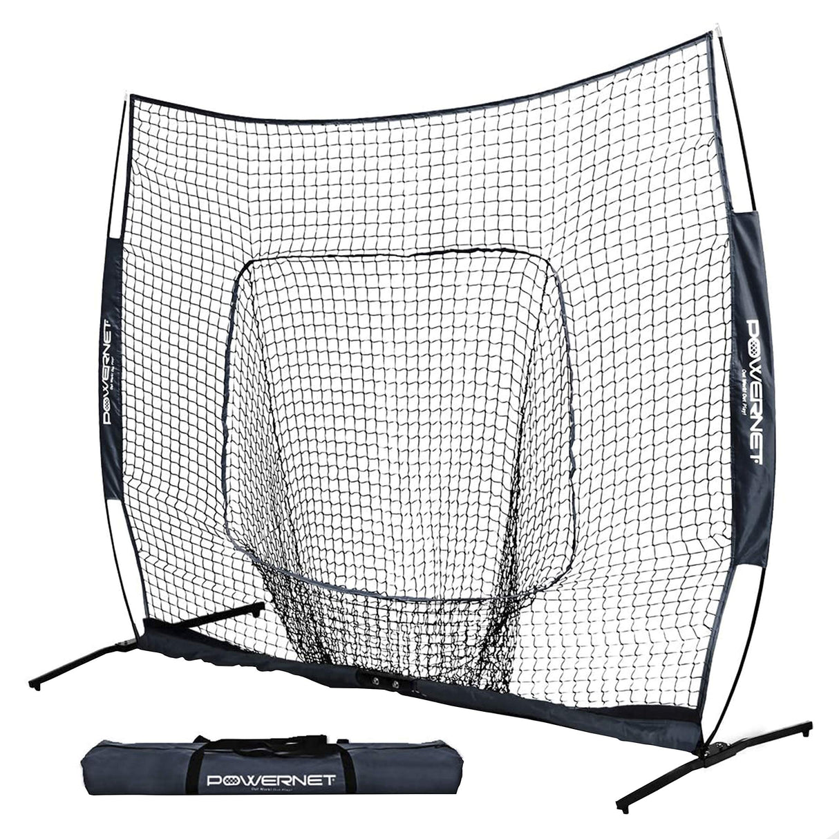 Pro 8x8 FT Baseball Softball One Piece Portable Training Net