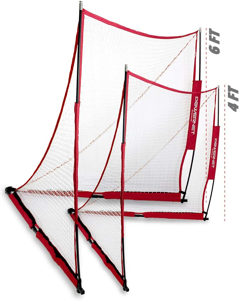 Portable Lacrosse Goal [NEW DESIGN] | Easy Setup, No Tools Required Lacrosse Goal PowerNet 4x4x4 Goal