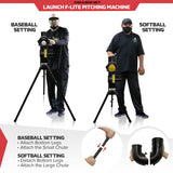 Launch F-Lite Pitching Machine | Simulates up to 90 MPH