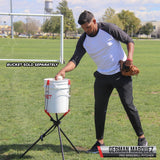 Bucket Ball Caddy for Baseballs & Softballs