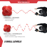 Reaction Balls | Random Bounce Fielding Tool Reaction Balls PowerNet