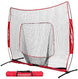 Pro 7x7 FT Baseball Softball One Piece Portable Training Net