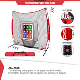 Numbered Pitching Trainer Pad