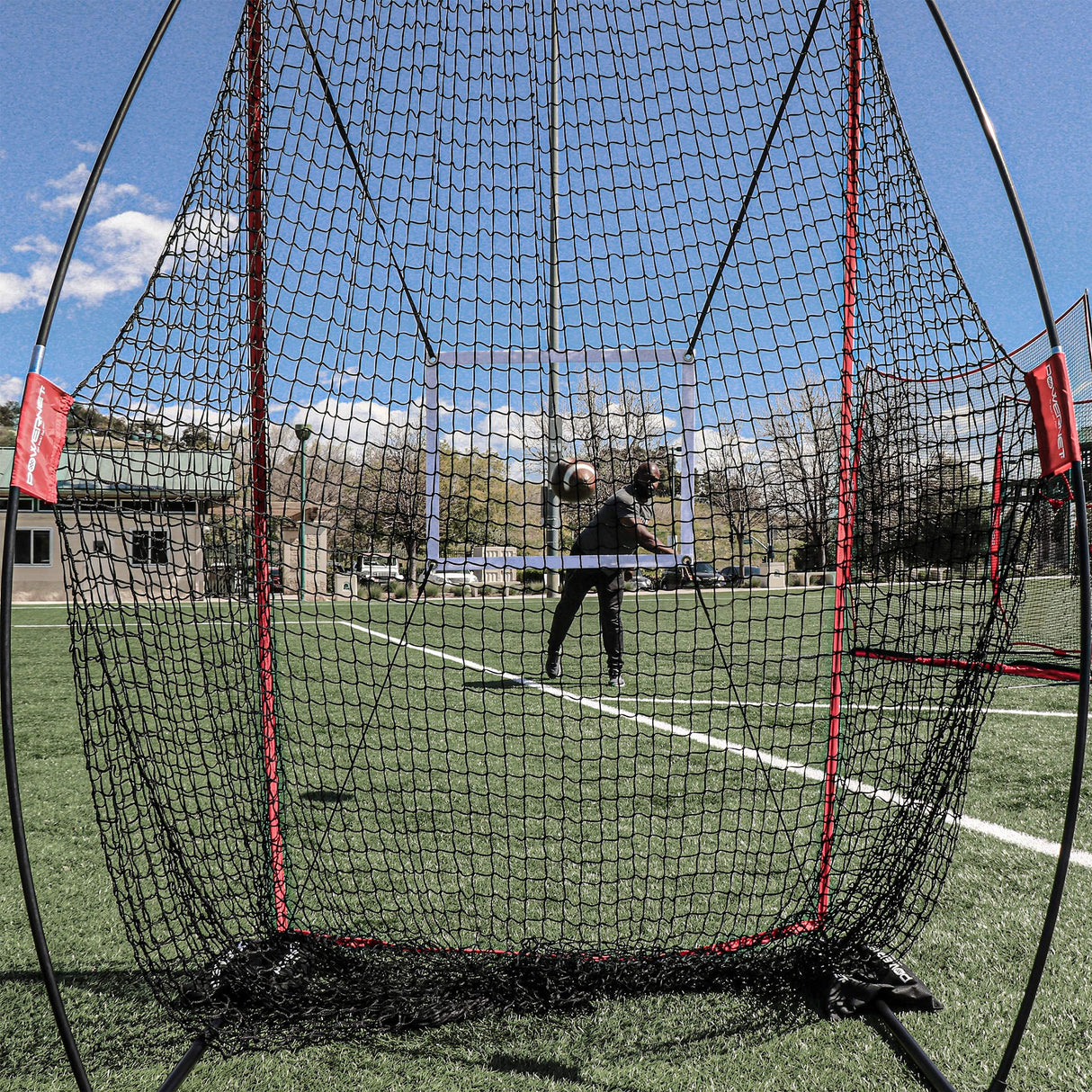 Sideline Trainer 7 x 4 FT Portable Football Kicking Net