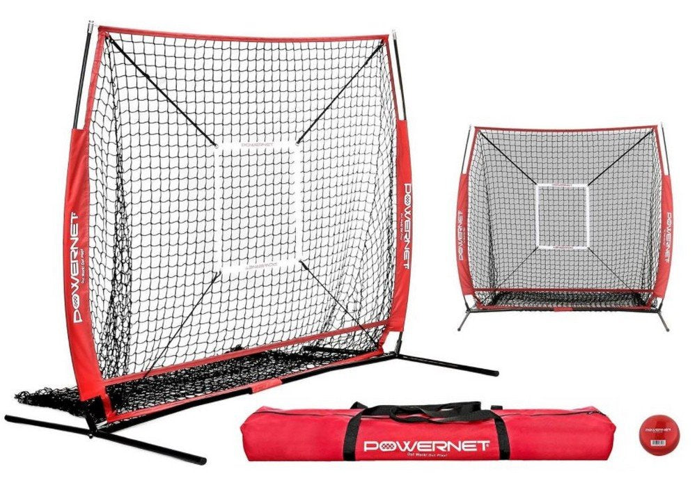 5x5 FT Baseball Softball Training Net Bundle