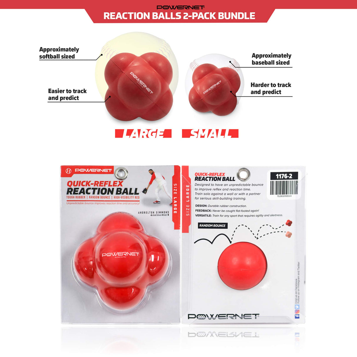 Reaction Balls | Random Bounce Fielding Tool