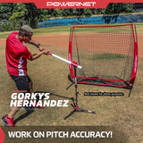 5x5 FT Baseball Softball Net Bundle | Strikezone & Tee