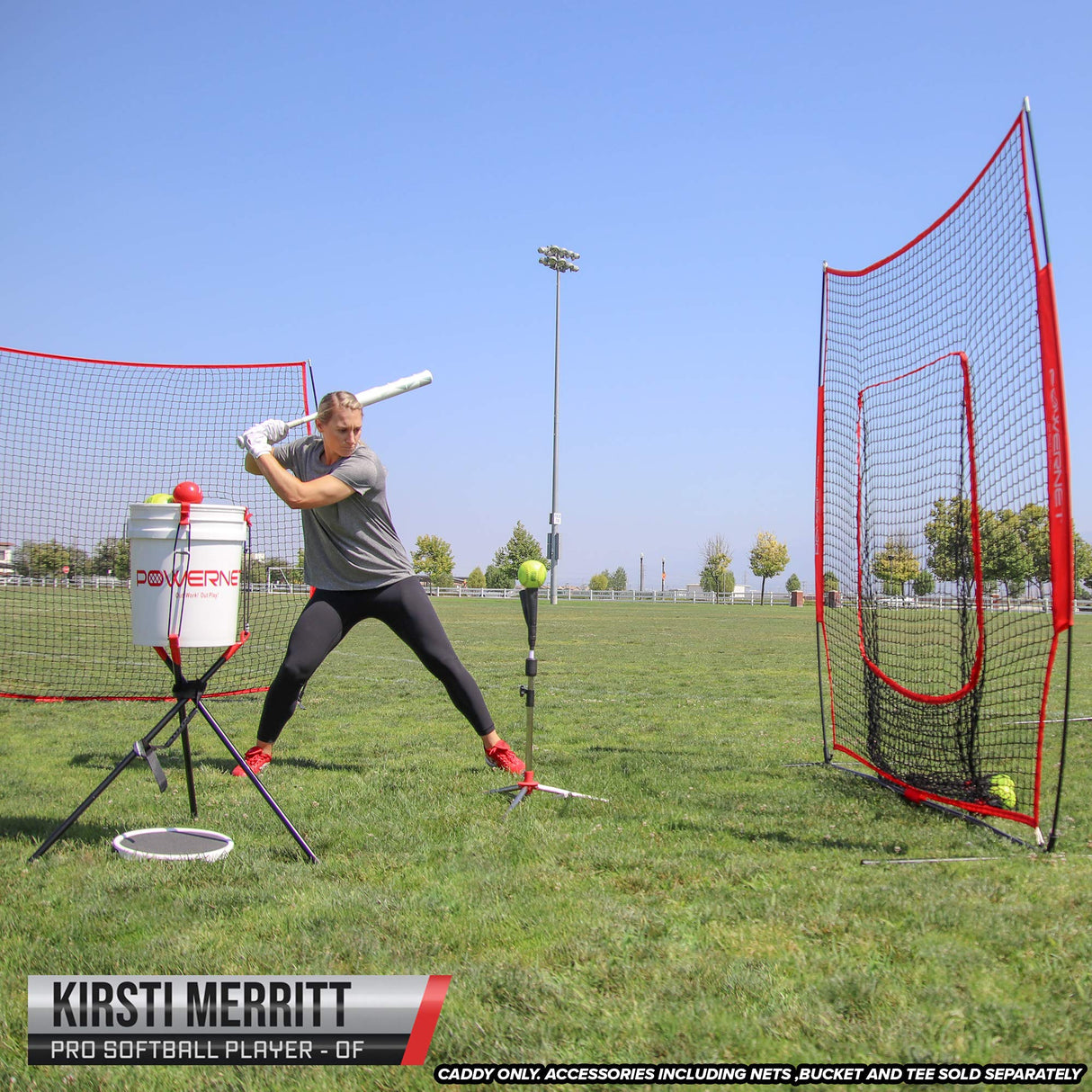 Bucket Ball Caddy for Baseballs & Softballs