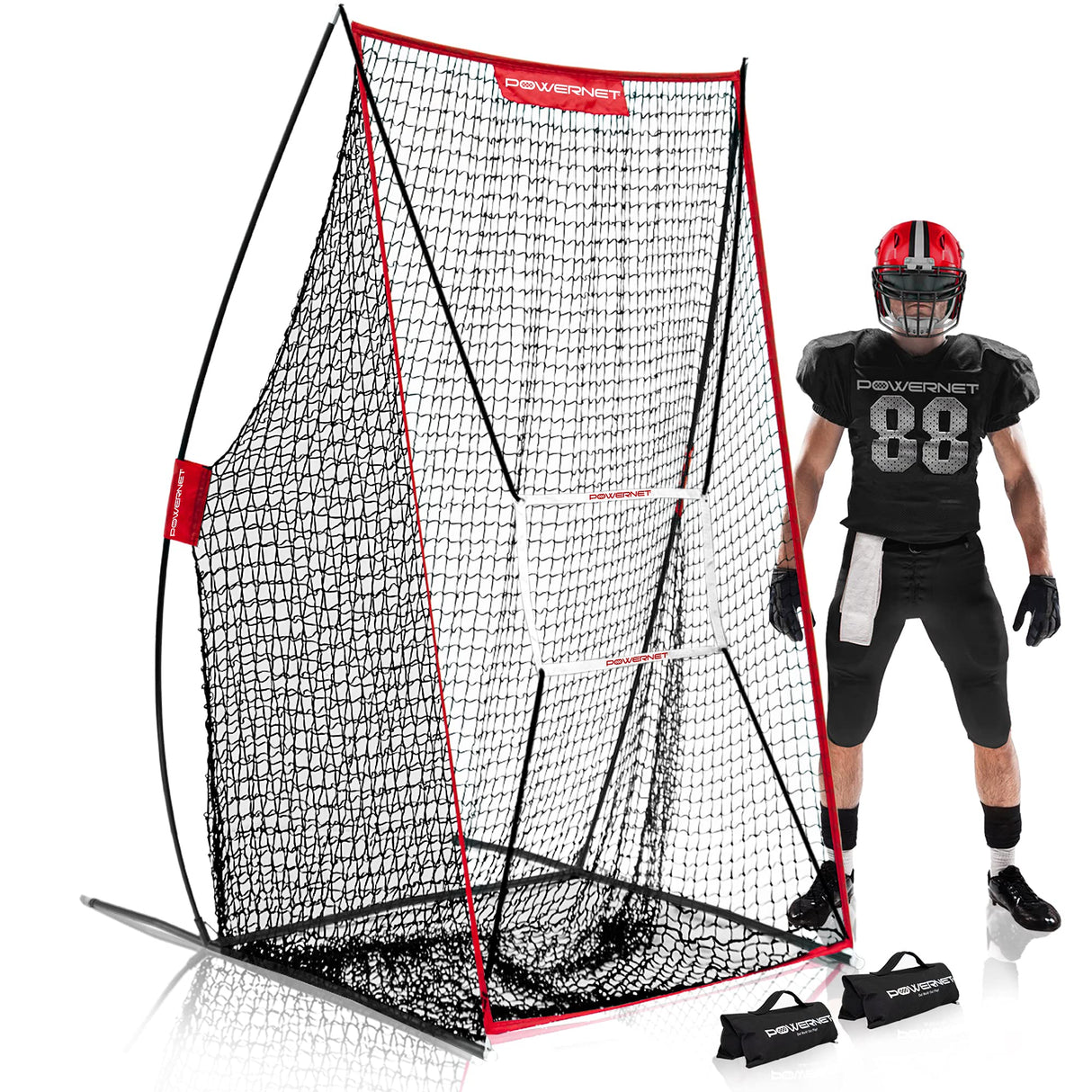 Sideline Trainer 7 x 4 FT Portable Football Kicking Net