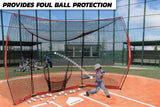 7x7 FT Pitch-Thru Protection Pitching Screen Barrier Net