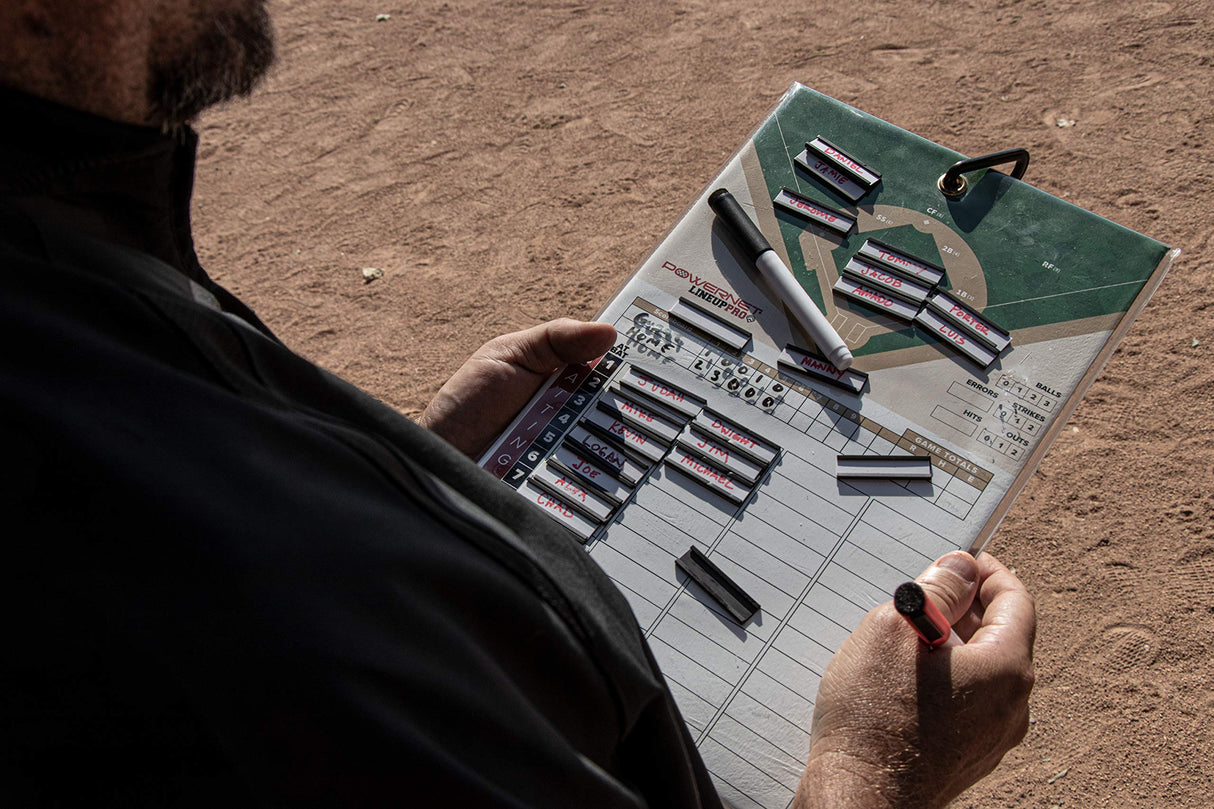 Magnetic Softball Baseball Lineup Coaching Board For Dugout