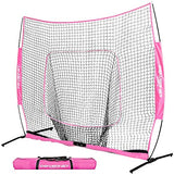 Pro 7x7 FT Baseball Softball One Piece Portable Training Net