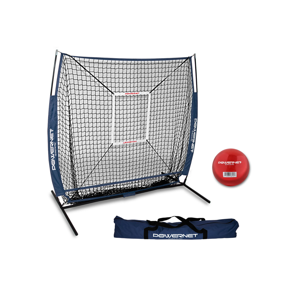 5x5 FT Baseball Softball Training Net Bundle