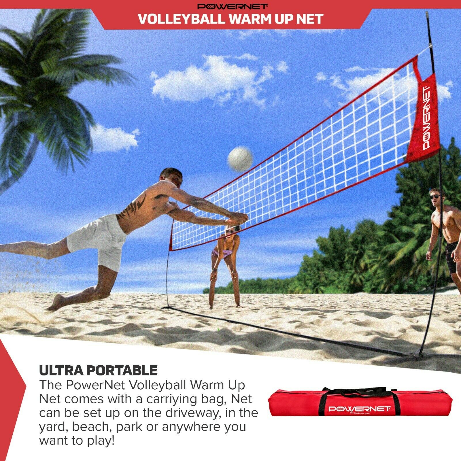 Portable Volleyball buy Net Set