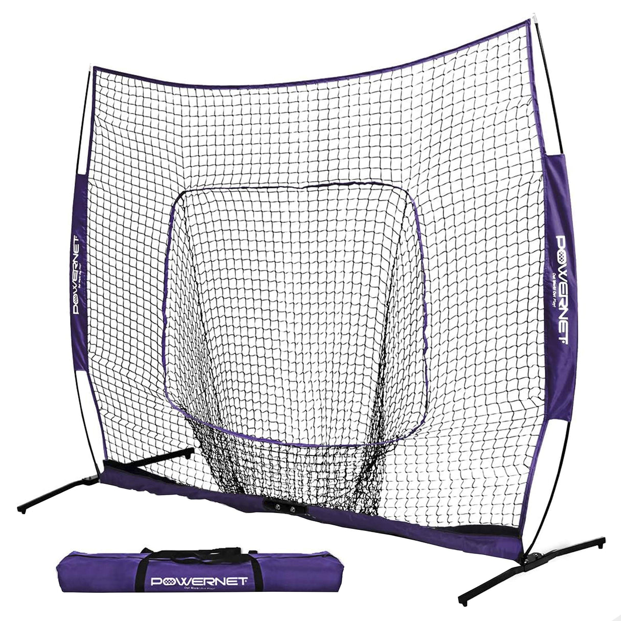 Pro 8x8 FT Baseball Softball One Piece Portable Training Net