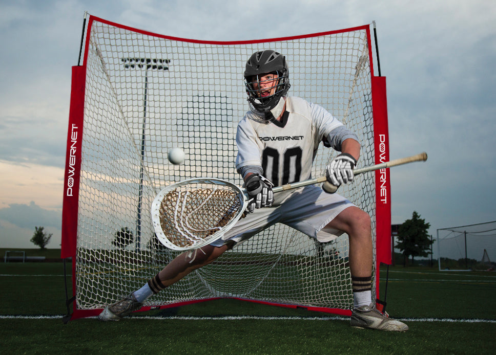 Portable Lacrosse Goal [NEW DESIGN] | Easy Setup, No Tools Required Lacrosse Goal PowerNet